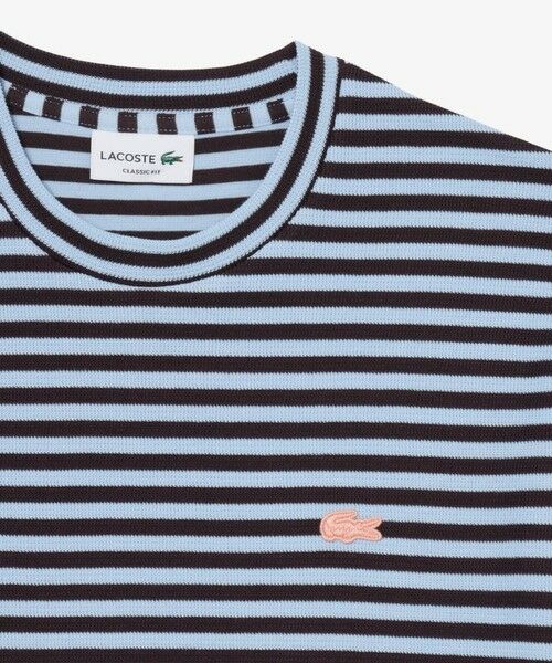LACOSTE / ラコステ Tシャツ | ニットライクボーダーTシャツ | 詳細14