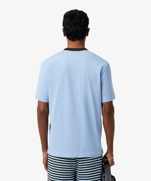 LACOSTE / ラコステ Tシャツ | 配色ネックリブリンガーネックTシャツ | 詳細11