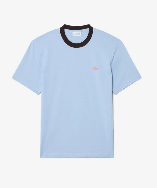 LACOSTE / ラコステ Tシャツ | 配色ネックリブリンガーネックTシャツ | 詳細12