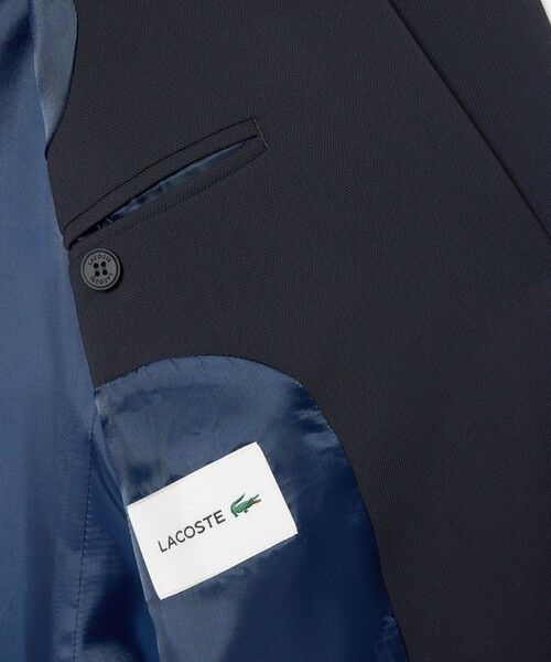 LACOSTE / ラコステ テーラードジャケット | リサイクルポリエステル鹿の子ブレザー / テーラードジャケット | 詳細8