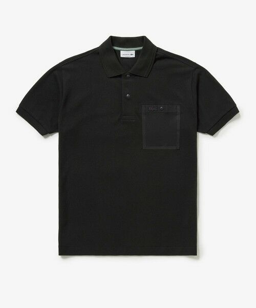 LACOSTE / ラコステ ポロシャツ | メッシュポケットワントーンポロシャツ(ブラック)