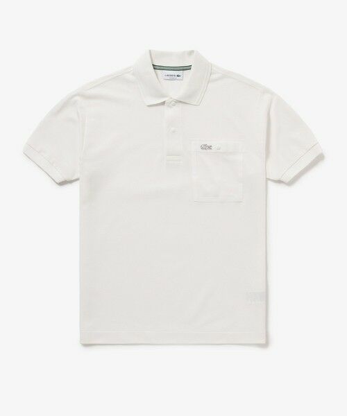 LACOSTE / ラコステ ポロシャツ | メッシュポケットワントーンポロシャツ(オフホワイト)