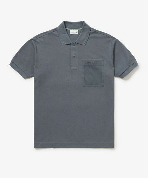 LACOSTE / ラコステ ポロシャツ | メッシュポケットワントーンポロシャツ(チャコール)