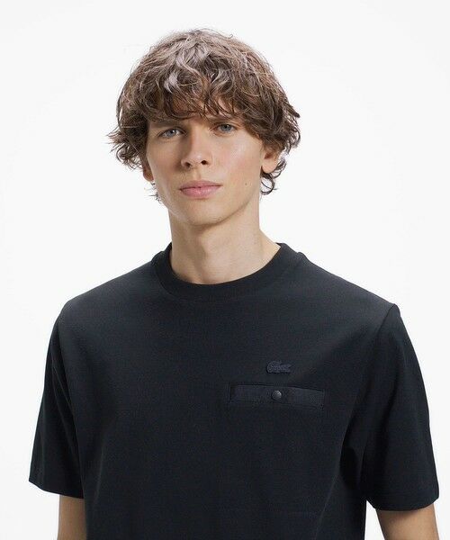 LACOSTE / ラコステ Tシャツ | グログランポケットワントーンTシャツ | 詳細3