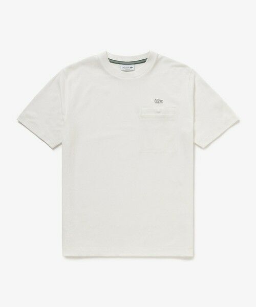 LACOSTE / ラコステ Tシャツ | グログランポケットワントーンTシャツ | 詳細9