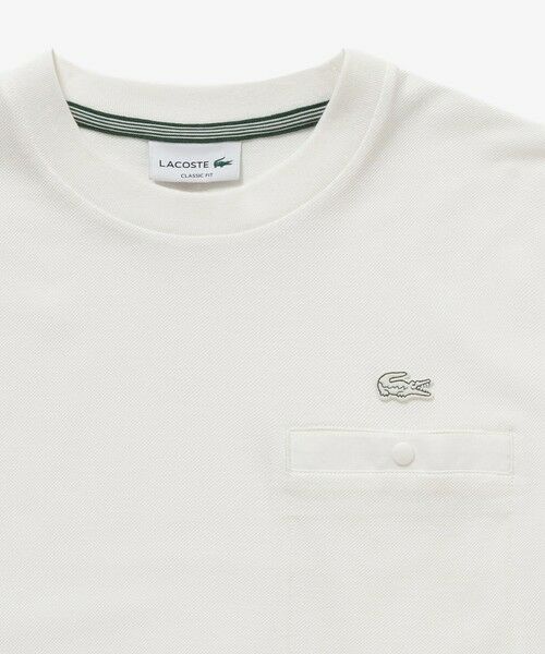 LACOSTE / ラコステ Tシャツ | グログランポケットワントーンTシャツ | 詳細8