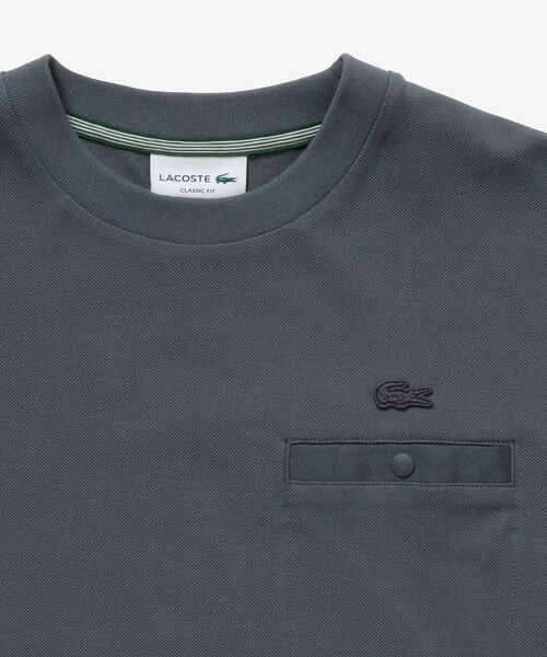 LACOSTE / ラコステ Tシャツ | グログランポケットワントーンTシャツ | 詳細14