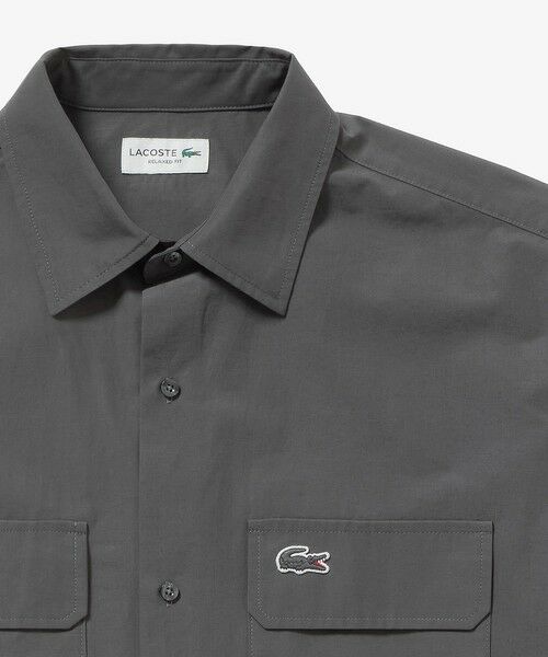LACOSTE / ラコステ シャツ・ブラウス | ナイロンコットンツイルフラップポケットシャツ | 詳細10