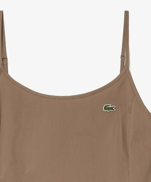 LACOSTE / ラコステ ミニ丈・ひざ丈ワンピース | ストレッチタイプライターキャミドレス | 詳細15