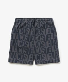 LACOSTE / ラコステ ショート・ハーフ・半端丈パンツ | クールマックスブランドネームロゴ総柄ショートパンツ