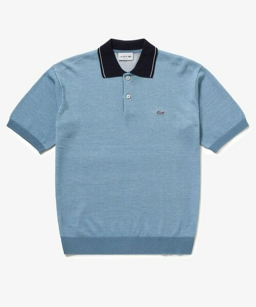 LACOSTE / ラコステ ポロシャツ | クーリングニットポロシャツ（ライトブルー）