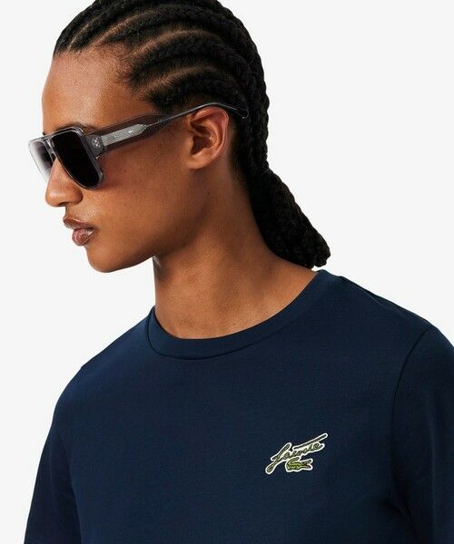 LACOSTE / ラコステ Tシャツ | スクリプトロゴネームパッチエッセンシャルTシャツ | 詳細1