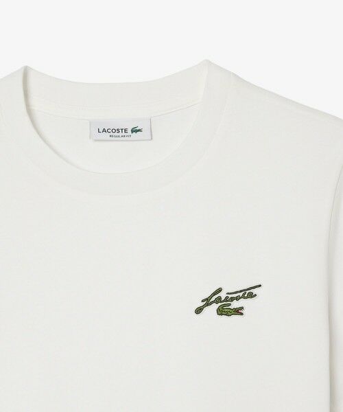 LACOSTE / ラコステ Tシャツ | スクリプトロゴネームパッチエッセンシャルTシャツ | 詳細10