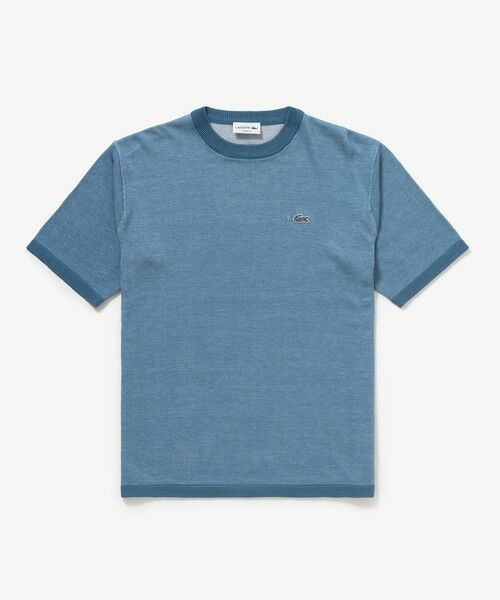 LACOSTE / ラコステ Tシャツ | クーリングニットTシャツ（ライトブルー）