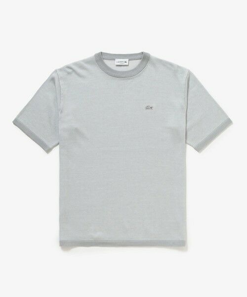 LACOSTE / ラコステ Tシャツ | クーリングニットTシャツ（ライトグレー）