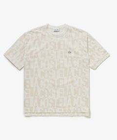 LACOSTE / ラコステ Tシャツ | クールマックスブランドネームロゴ総柄Tシャツ