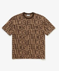 LACOSTE / ラコステ Tシャツ | クールマックスブランドネームロゴ総柄Tシャツ