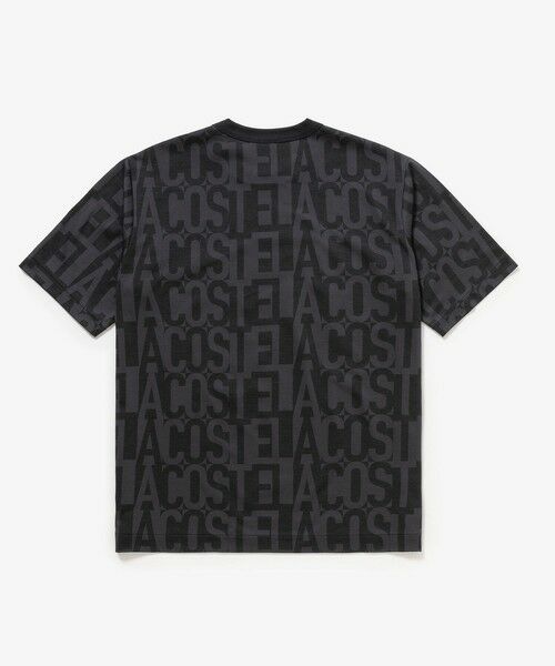 LACOSTE / ラコステ Tシャツ | クールマックスブランドネームロゴ総柄Tシャツ | 詳細1