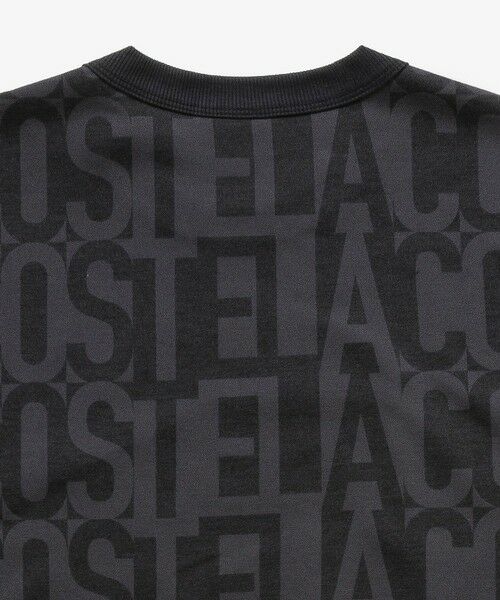 LACOSTE / ラコステ Tシャツ | クールマックスブランドネームロゴ総柄Tシャツ | 詳細3
