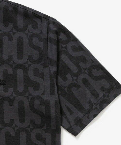 LACOSTE / ラコステ Tシャツ | クールマックスブランドネームロゴ総柄Tシャツ | 詳細4