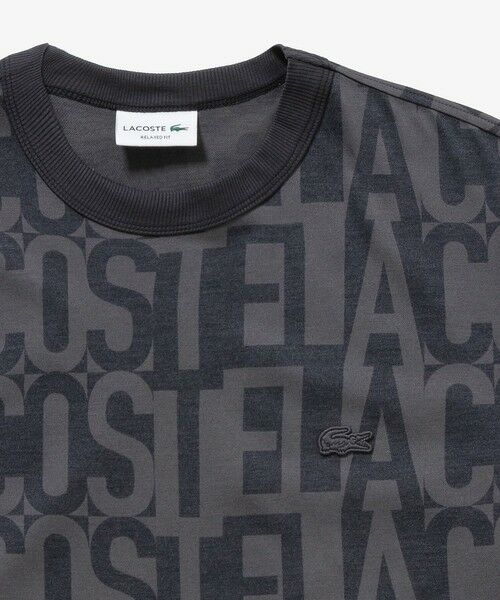 LACOSTE / ラコステ Tシャツ | クールマックスブランドネームロゴ総柄Tシャツ | 詳細12