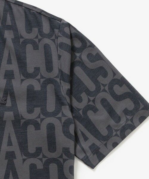 LACOSTE / ラコステ Tシャツ | クールマックスブランドネームロゴ総柄Tシャツ | 詳細14