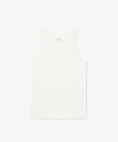 LACOSTE / ラコステ タンクトップ | 針抜きストライプタンクトップ