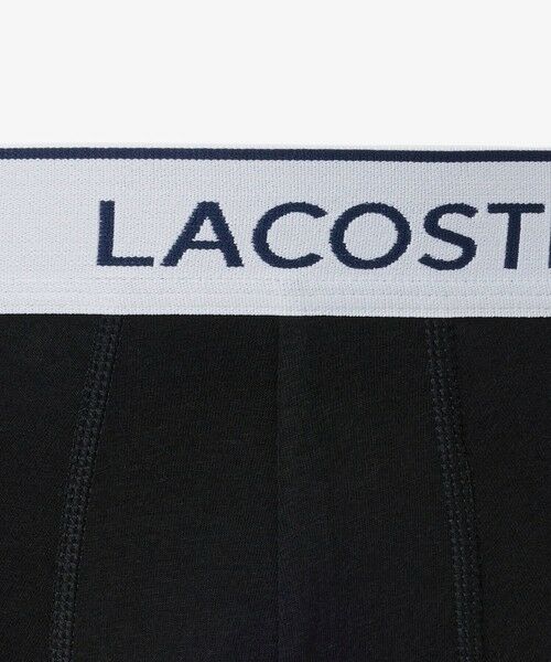 LACOSTE / ラコステ ボクサーパンツ・ブリーフ | 配色ロゴウエストバンドトランクショーツ3枚セット | 詳細4