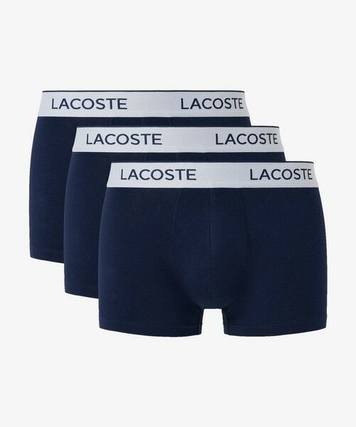 LACOSTE / ラコステ ボクサーパンツ・ブリーフ | 配色ロゴウエストバンドトランクショーツ3枚セット | 詳細6