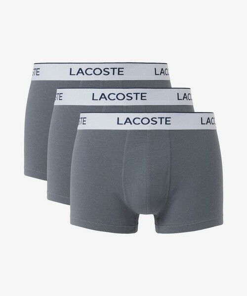 LACOSTE / ラコステ ボクサーパンツ・ブリーフ | 配色ロゴウエストバンドトランクショーツ3枚セット | 詳細12
