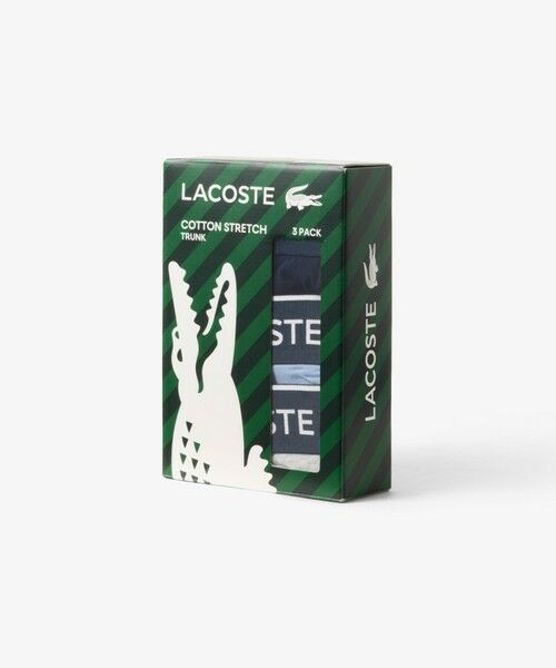 LACOSTE / ラコステ ボクサーパンツ・ブリーフ | 配色ロゴウエストバンドトランクショーツ3枚セット | 詳細9