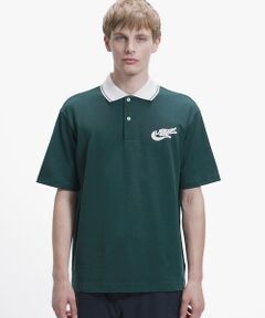 LACOSTE / ラコステ ポロシャツ | ワニロゴグラフィックボーダーポロシャツ