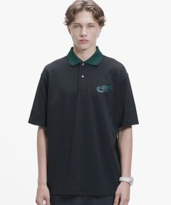 LACOSTE / ラコステ ポロシャツ | ワニロゴグラフィックボーダーポロシャツ