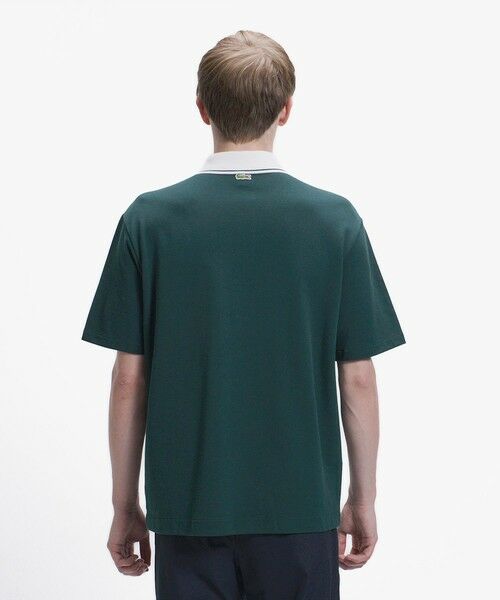 LACOSTE / ラコステ ポロシャツ | ワニロゴグラフィックボーダーポロシャツ | 詳細3