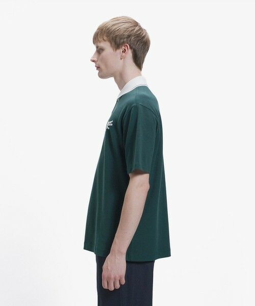 LACOSTE / ラコステ ポロシャツ | ワニロゴグラフィックボーダーポロシャツ | 詳細6
