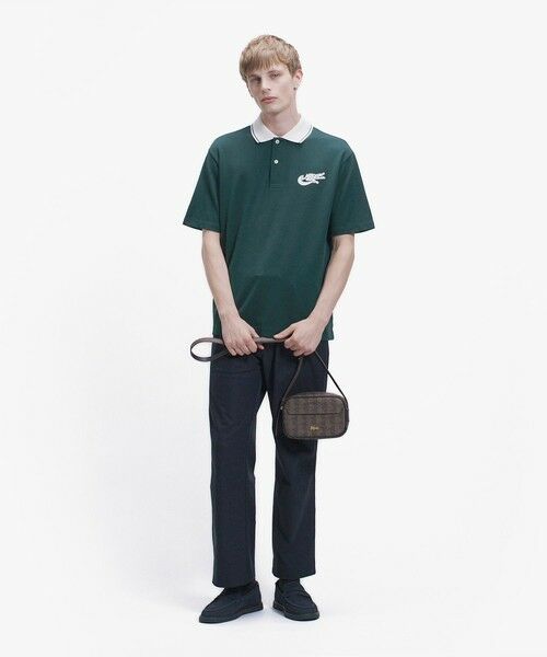 LACOSTE / ラコステ ポロシャツ | ワニロゴグラフィックボーダーポロシャツ | 詳細7