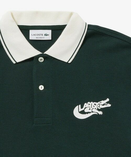 LACOSTE / ラコステ ポロシャツ | ワニロゴグラフィックボーダーポロシャツ | 詳細9