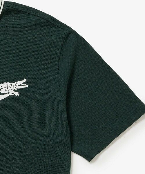 LACOSTE / ラコステ ポロシャツ | ワニロゴグラフィックボーダーポロシャツ | 詳細11