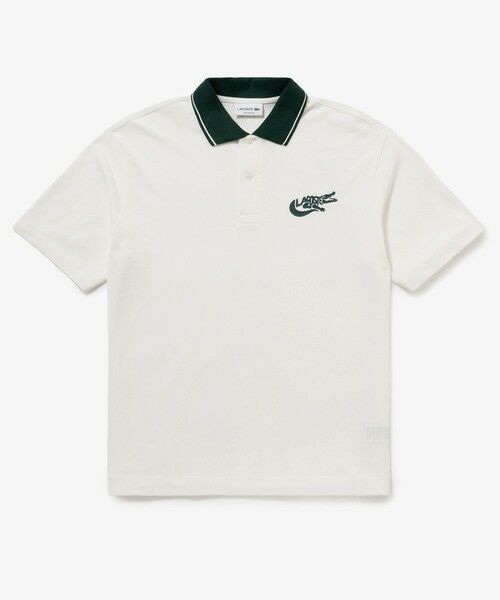 LACOSTE / ラコステ ポロシャツ | ワニロゴグラフィックボーダーポロシャツ | 詳細17