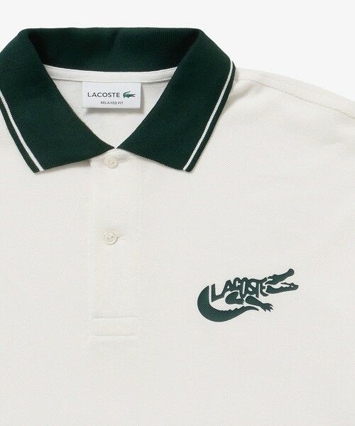LACOSTE / ラコステ ポロシャツ | ワニロゴグラフィックボーダーポロシャツ | 詳細21