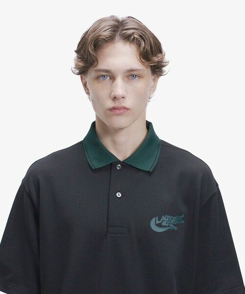 LACOSTE / ラコステ ポロシャツ | ワニロゴグラフィックボーダーポロシャツ | 詳細27