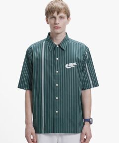 LACOSTE / ラコステ シャツ・ブラウス | パネルストライプ オープンシャツ