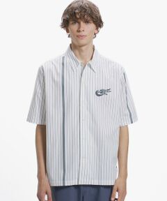 LACOSTE / ラコステ シャツ・ブラウス | パネルストライプ オープンシャツ