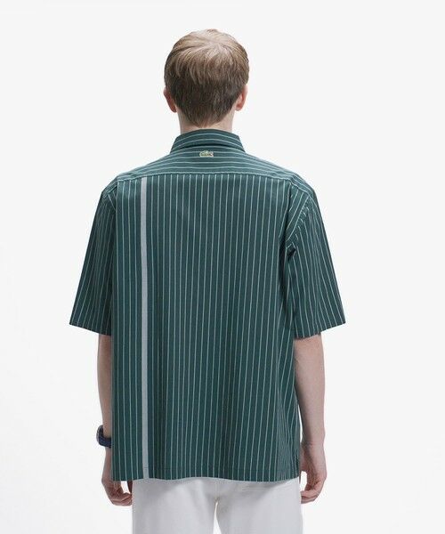 LACOSTE / ラコステ シャツ・ブラウス | パネルストライプ オープンシャツ | 詳細3