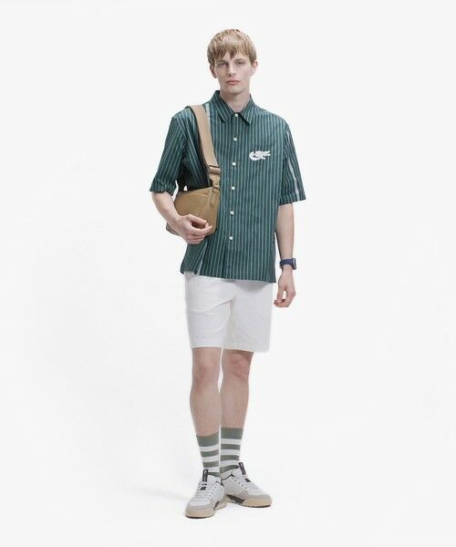 LACOSTE / ラコステ シャツ・ブラウス | パネルストライプ オープンシャツ | 詳細7