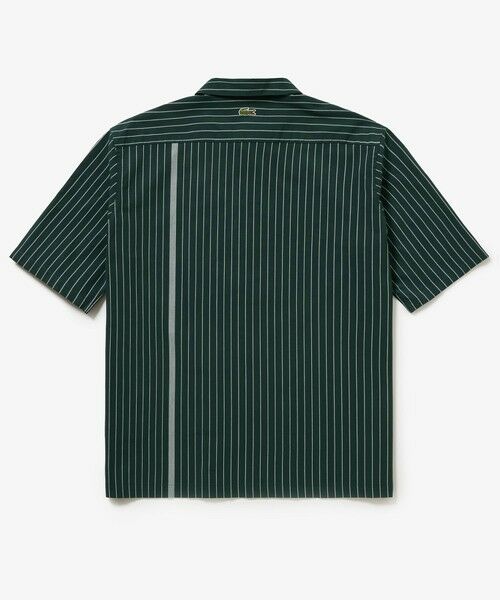 LACOSTE / ラコステ シャツ・ブラウス | パネルストライプ オープンシャツ | 詳細8