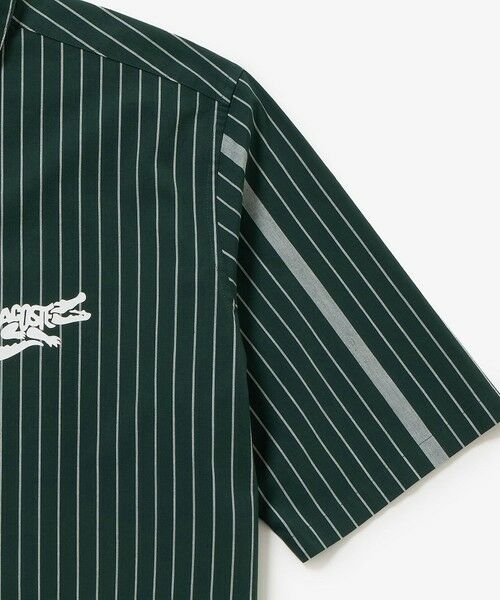LACOSTE / ラコステ シャツ・ブラウス | パネルストライプ オープンシャツ | 詳細11
