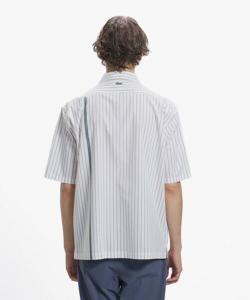 LACOSTE / ラコステ シャツ・ブラウス | パネルストライプ オープンシャツ | 詳細15