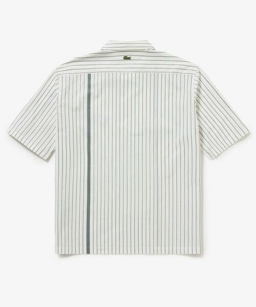 LACOSTE / ラコステ シャツ・ブラウス | パネルストライプ オープンシャツ | 詳細20
