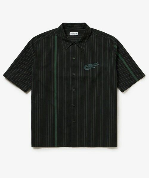 LACOSTE / ラコステ シャツ・ブラウス | パネルストライプ オープンシャツ | 詳細28